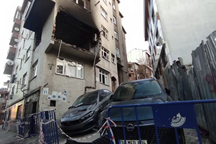 DOĞALGAZ PATLAMASI ANINDA MÜDAHALE İLE KONTROL ALTINA ALINDI